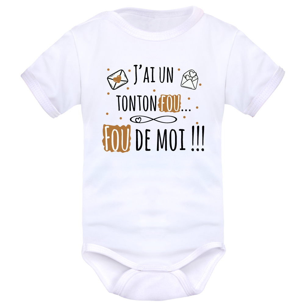 Body bebe pour un Tonton en sucre d orge