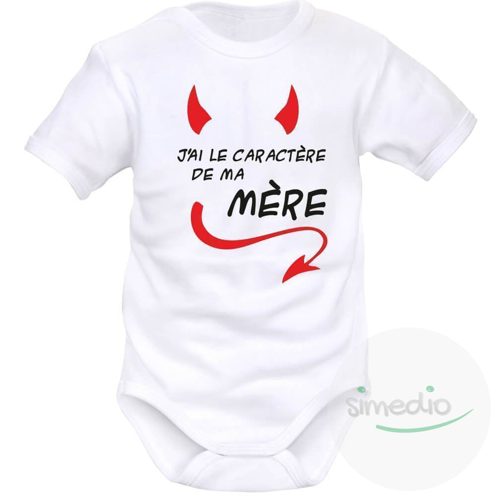 Body Bébé Manches Courtes Humour "Futur Communiste" - 100% Coton - Impression En France - Tailles Naissance à 24 Mois