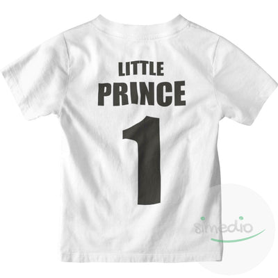 Tee shirt enfant original : PRINCE / PRINCESS, Little Prince, Blanc, 2 ans - SiMEDIO