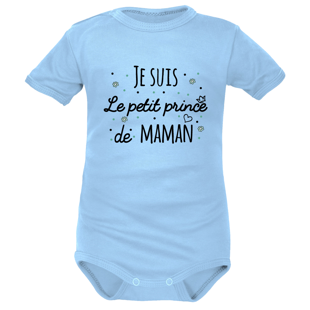body bleu MC « je suis Le petit prince à Maman »