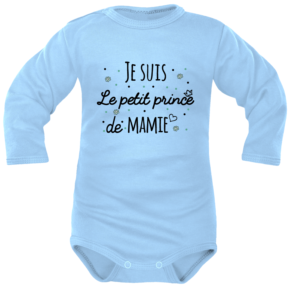 body bleu ML « Le petit prince de Mamie »