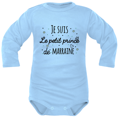 body bleu ML « Le petit prince de Marraine »