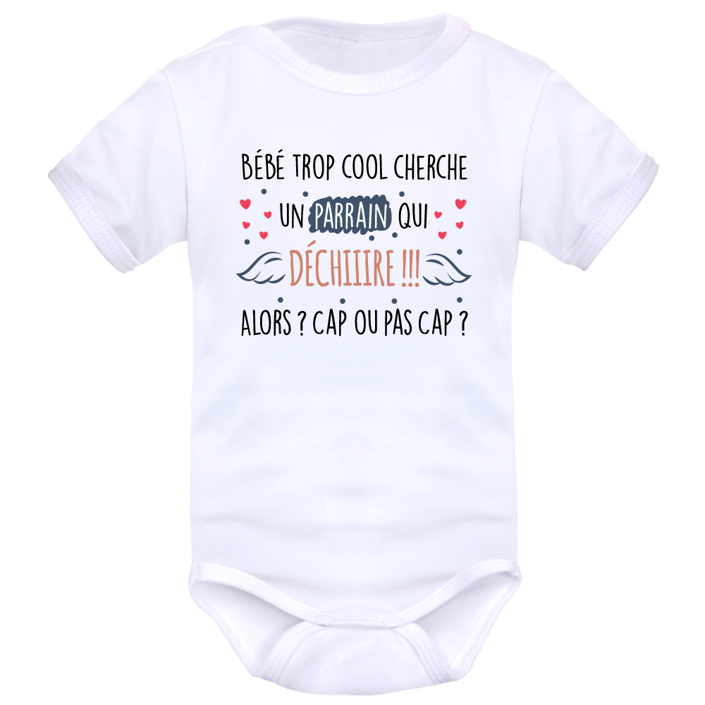 Planetee Body Bébé Paul Humour - Bodysuit Bébé Imprimé Drôle Fabriqué En France