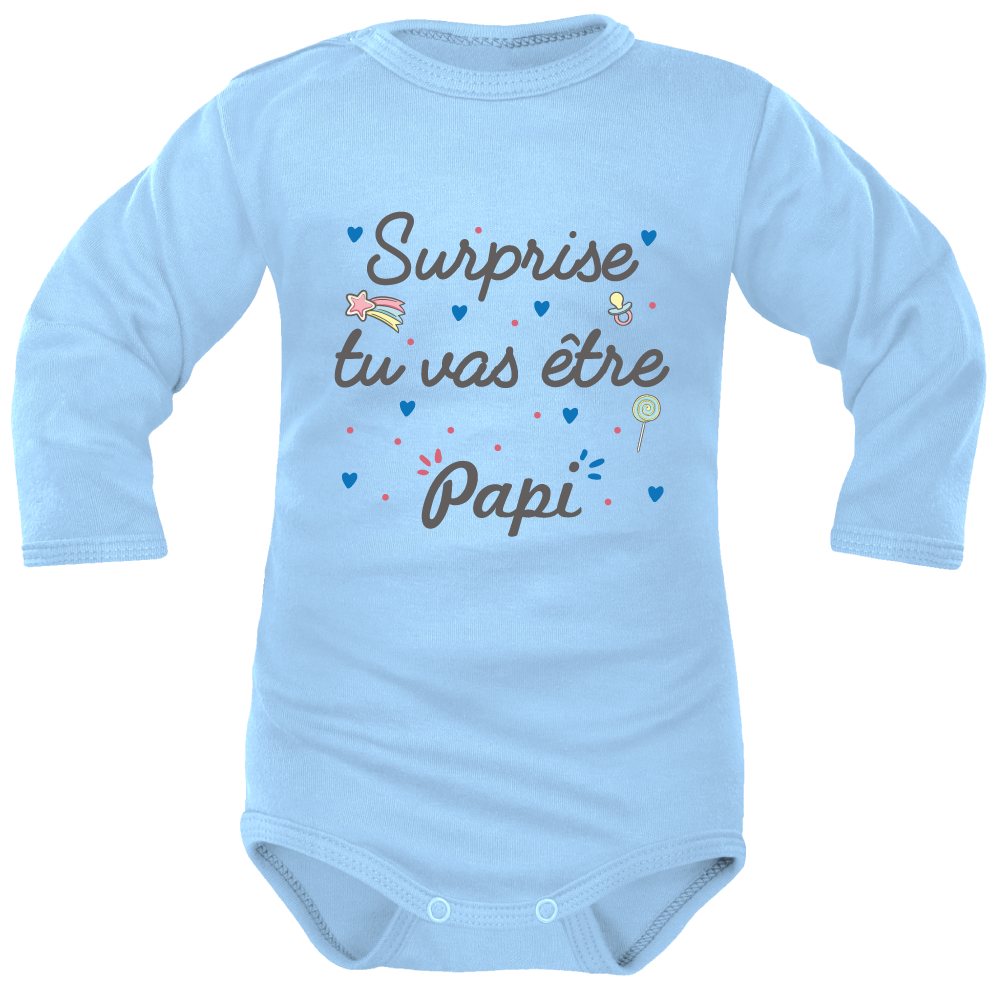 Bleu ML « Surprise, tu vas être Papi »
