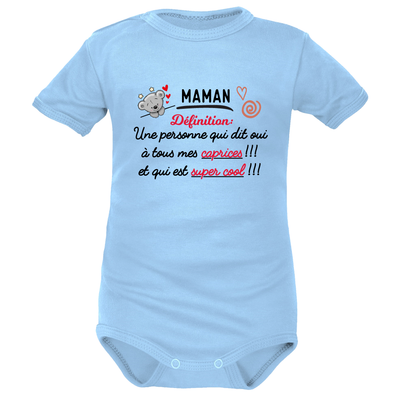 body bleu MC trop mignon pour Maman