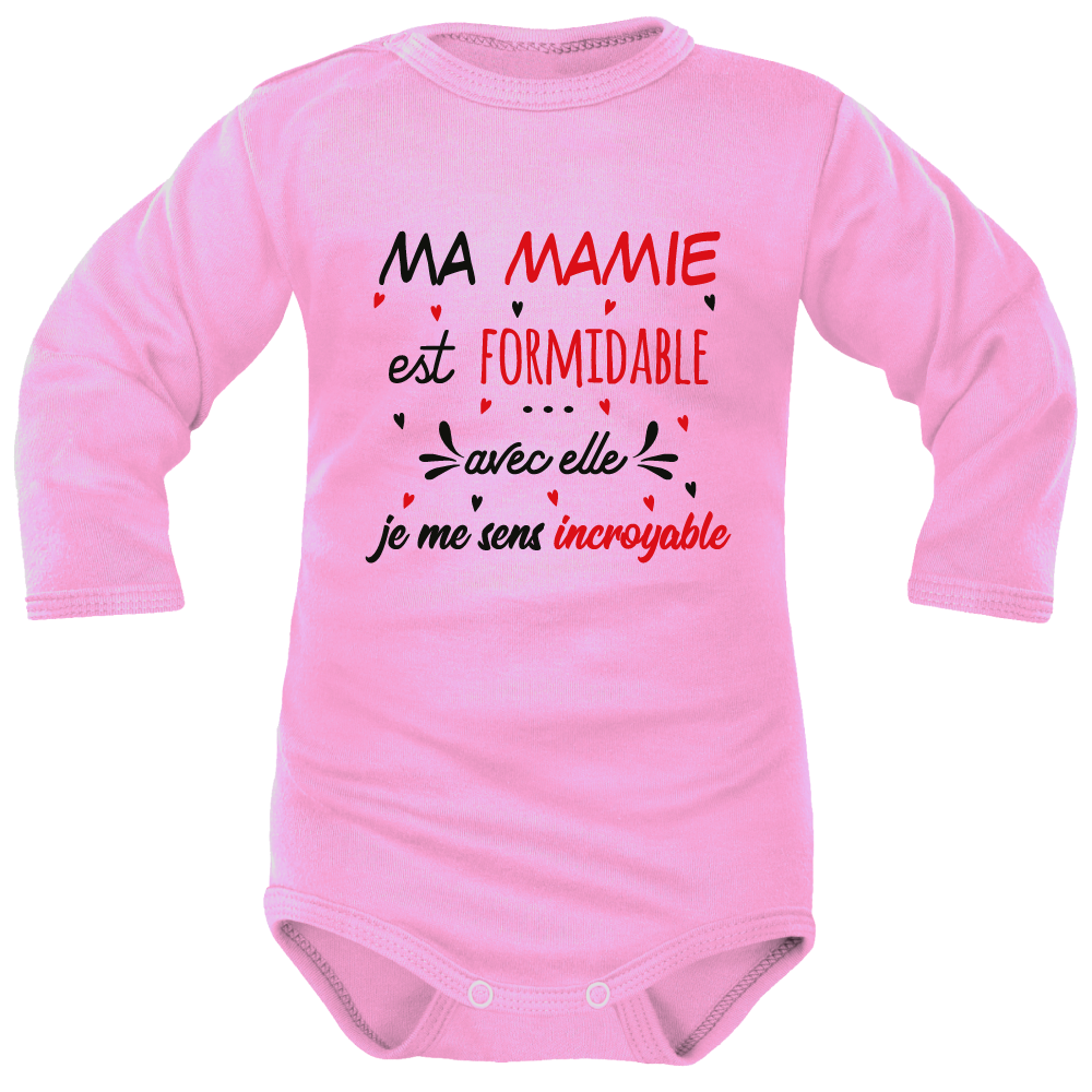 body rose ML pour ma formidable Mamie