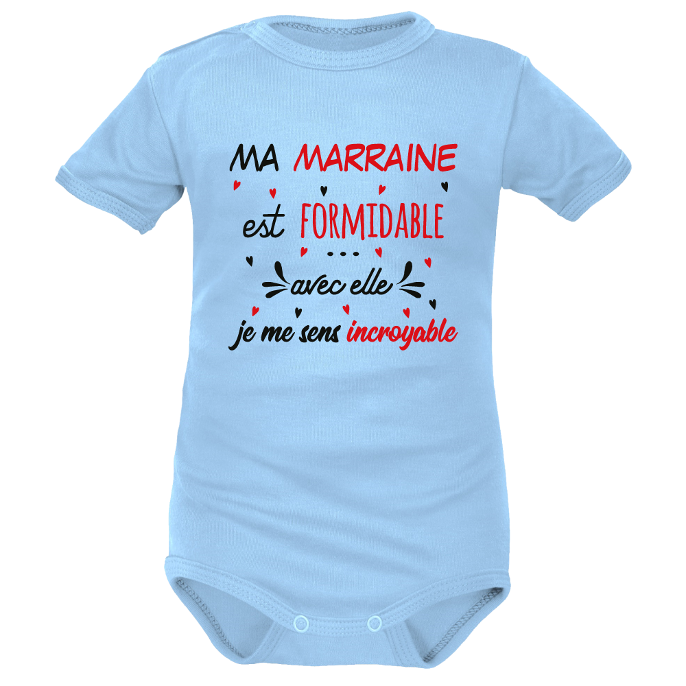 body bleu MC « Marraine est formidable »
