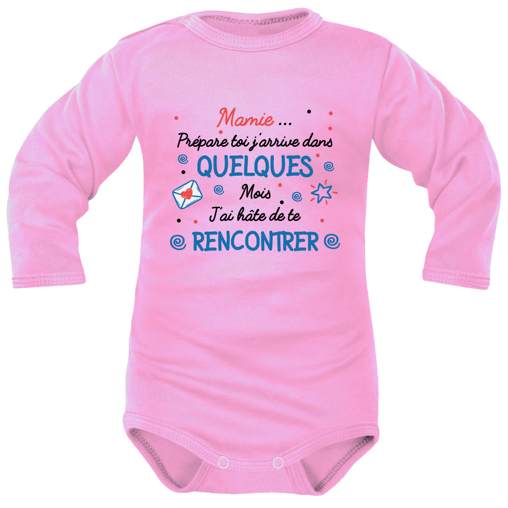 Body Cadeau pour annoncer une grossesse naissance Mamy