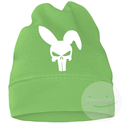 Bonnet bébé original : CRANE LAPIN (7 couleurs au choix), Vert, 42 (jusqu’à 3 mois), - SiMEDIO