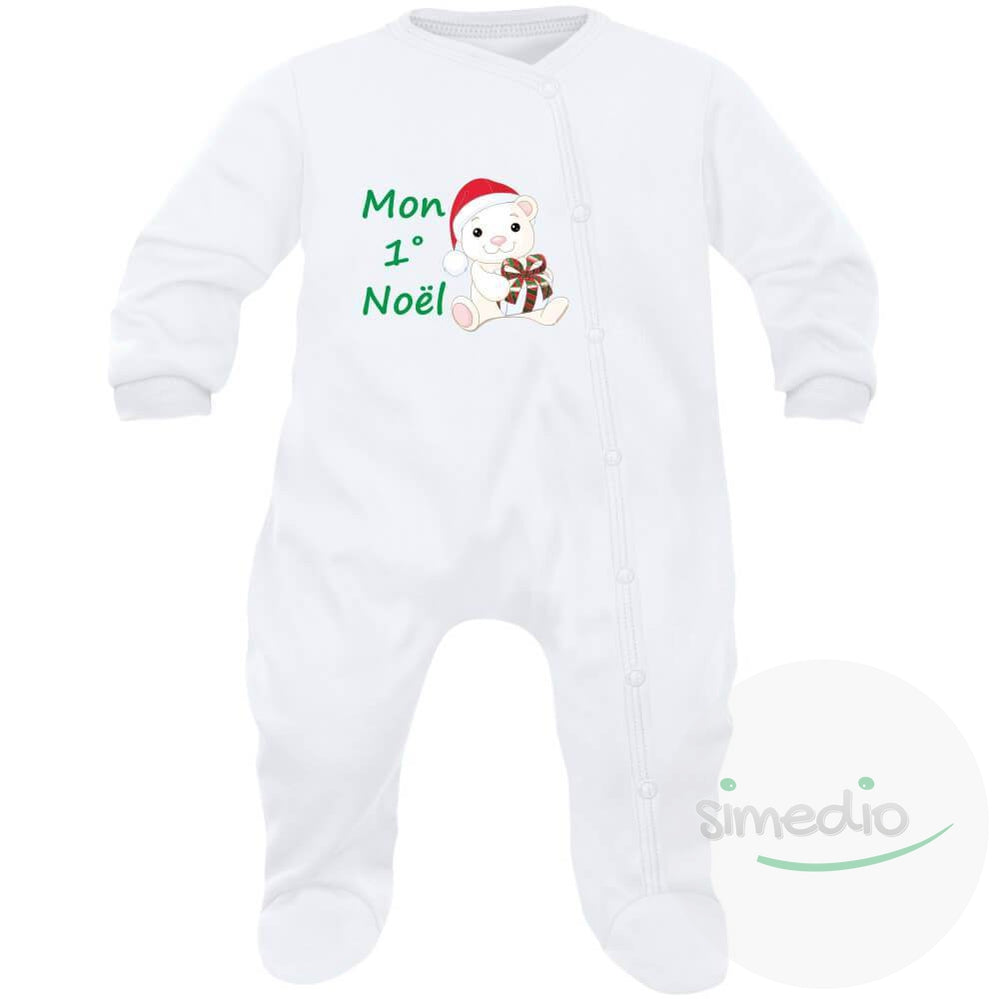 HOT Vetement Noel Pyjama Mon Premier Noel Pyjama Bébé Noël