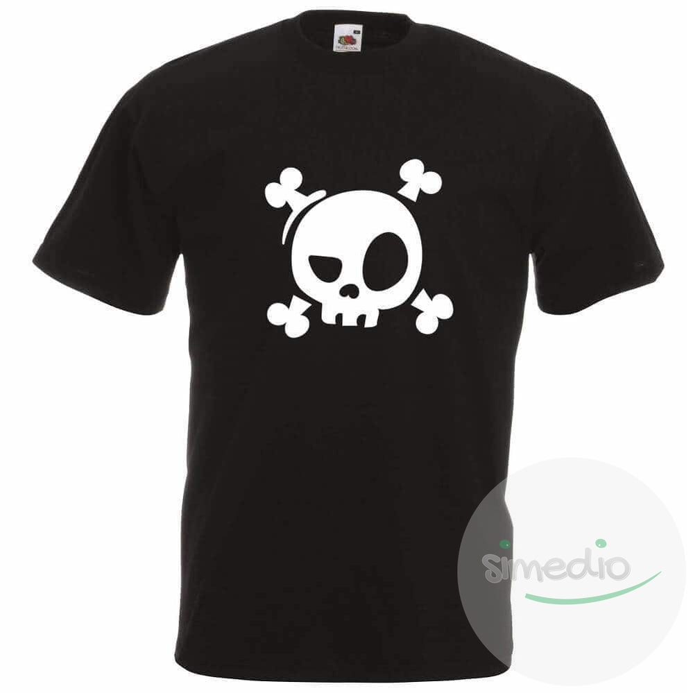 T-shirt original : CRANE CLIN D'OEIL, Noir, S, Homme - SiMEDIO