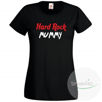 T-shirt rock : HARD ROCK MUMMY, Noir, S, - SiMEDIO